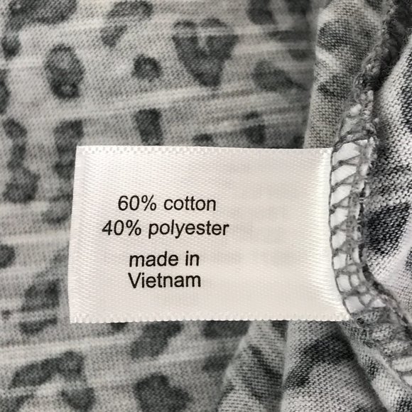 Lane Bryant Animal Print Tee Women's Plus Size 26/28 Crew Neck Long Sleeves - Picture 10 of 12